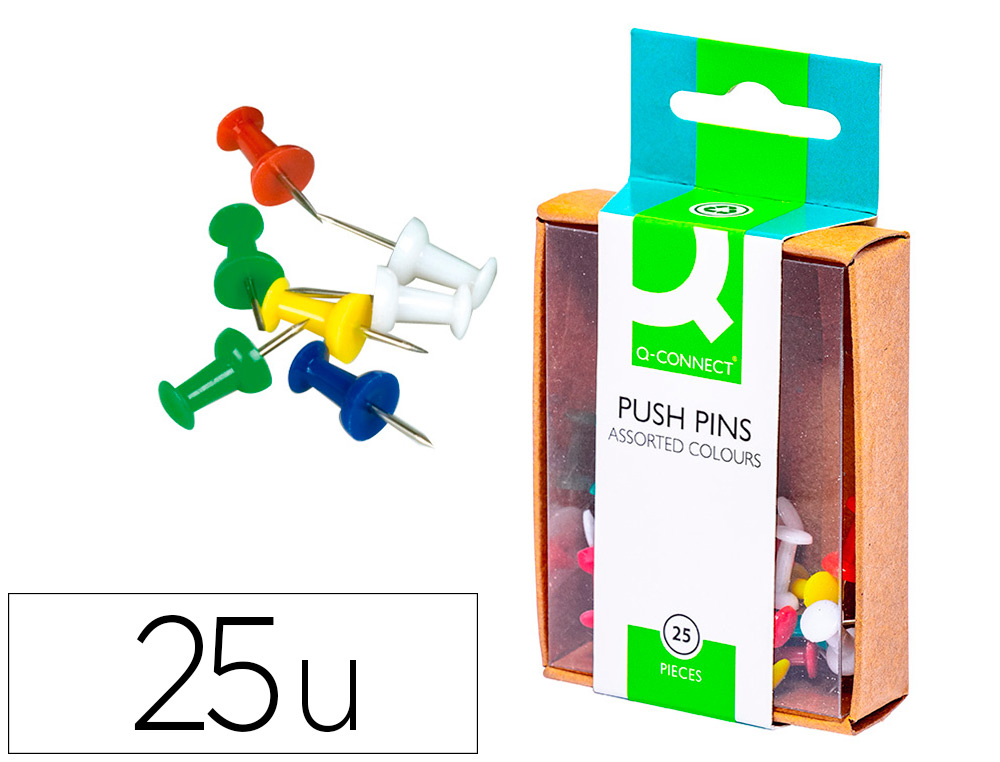 SEALIZADOR DE PLANOS Q-CONNECT CAJA DE 25 UNIDADES COLORES SURTIDOS